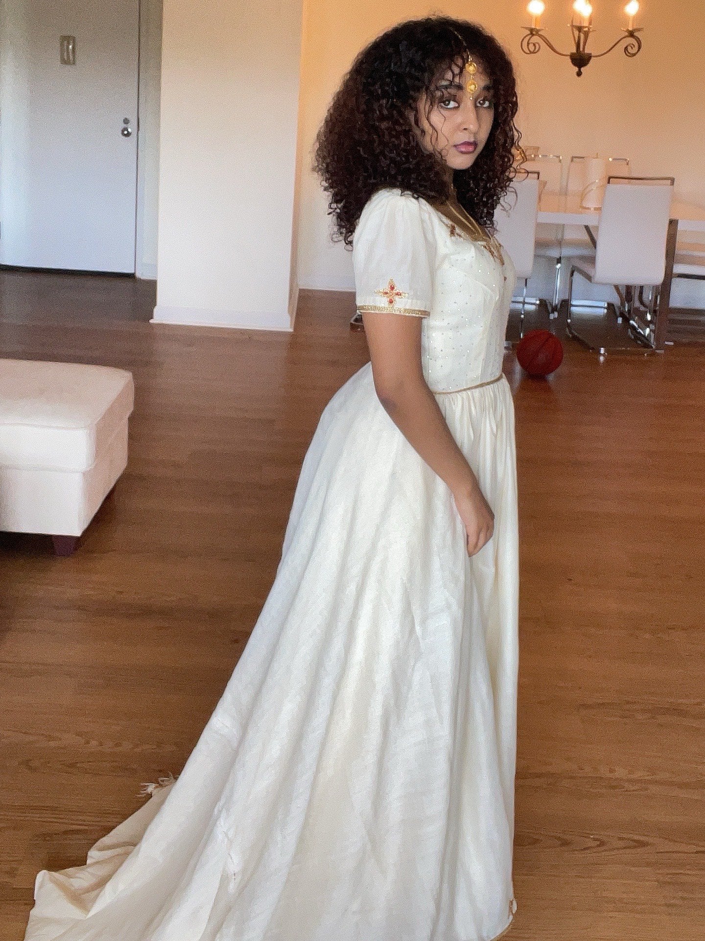 Classic Habesha Kemis Ethiopian Traditional Dress & Eritrean Dress Timeless Habesha Dress 162