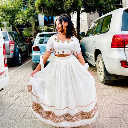 Traditional Ethiopian Clothing Stylish Habesha Kemis Online Eritrean And Habesha Dress Style 237