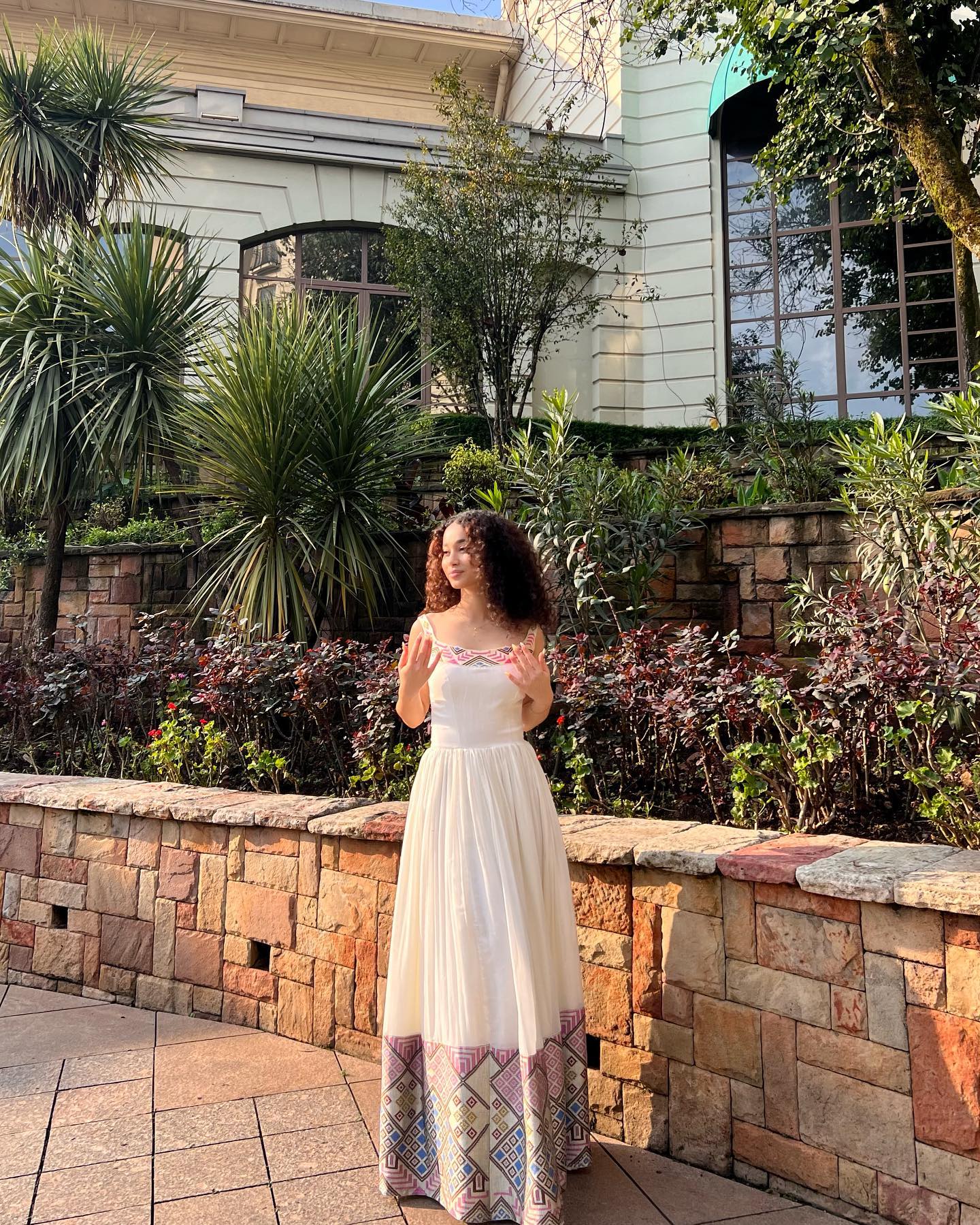 Timeless Habesha Kemis Multicolor Habesha Dress with Traditional Weaving Beautiful Habesha Dress 291