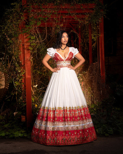 Ethiopian Traditional Dress For Wedding Vibrant Habesha Dress Traditional Ethiopian Wedding Dress 339