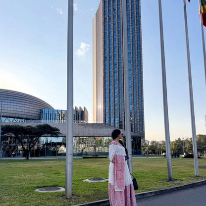 Traditional Ethiopian Clothing Beautiful Habesha Kemis Handmade Habesha Dress 348