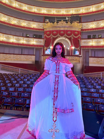 Habesha Kemis Habesha Dress in Traditional Ethiopian Clothing Style