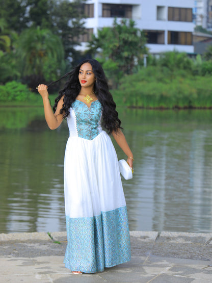 Matching Habesha Outfit Traditional Ethiopian Clothing Beautiful Couple Set 373