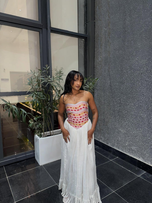 Habesha Kemis Online Strapless Habesha Dress Classic Traditional Ethiopian Dress 