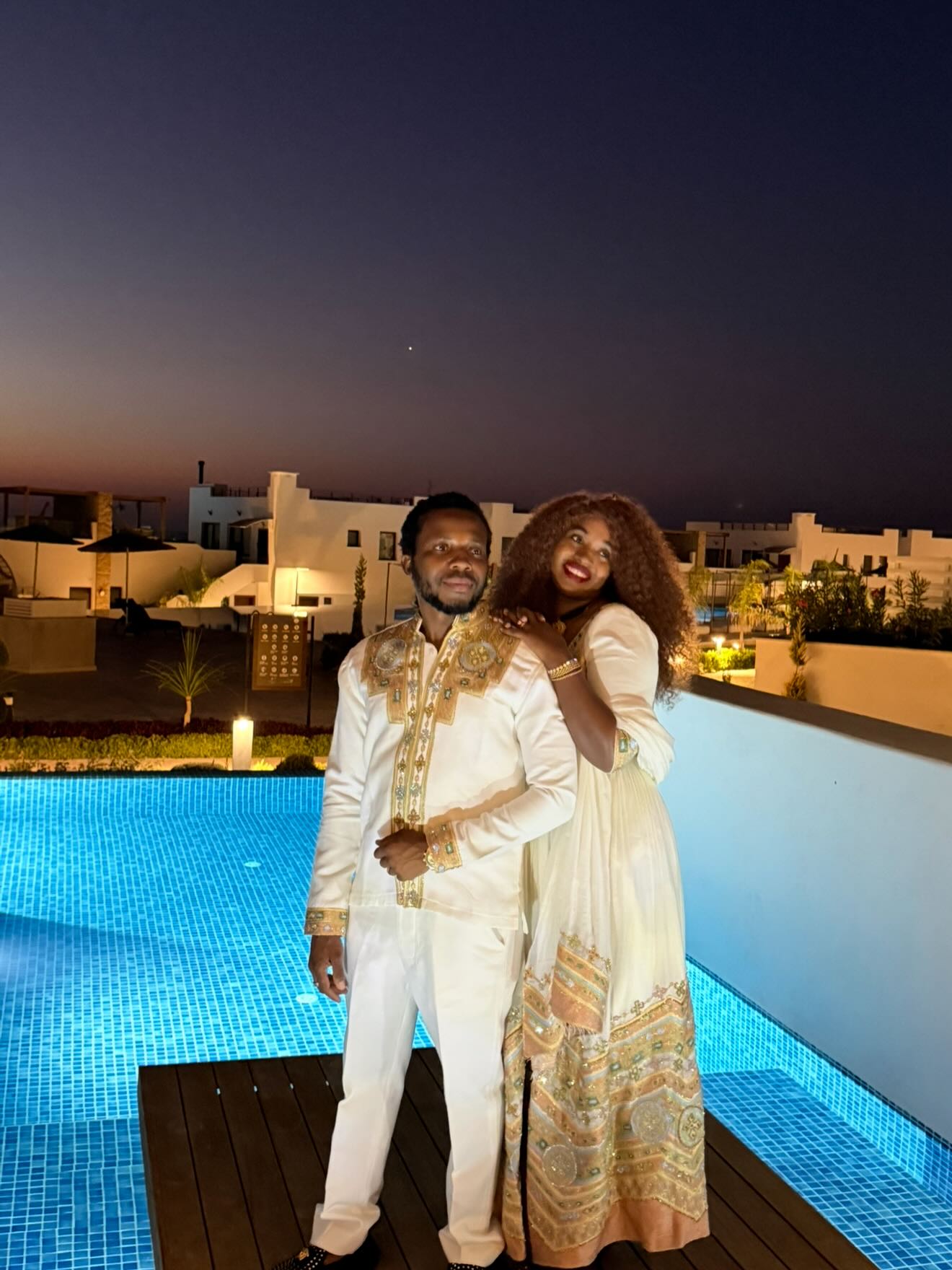 Ethiopian Couple Outfits Matching Habesha Set Ethiopian Traditional Matching Wear 389