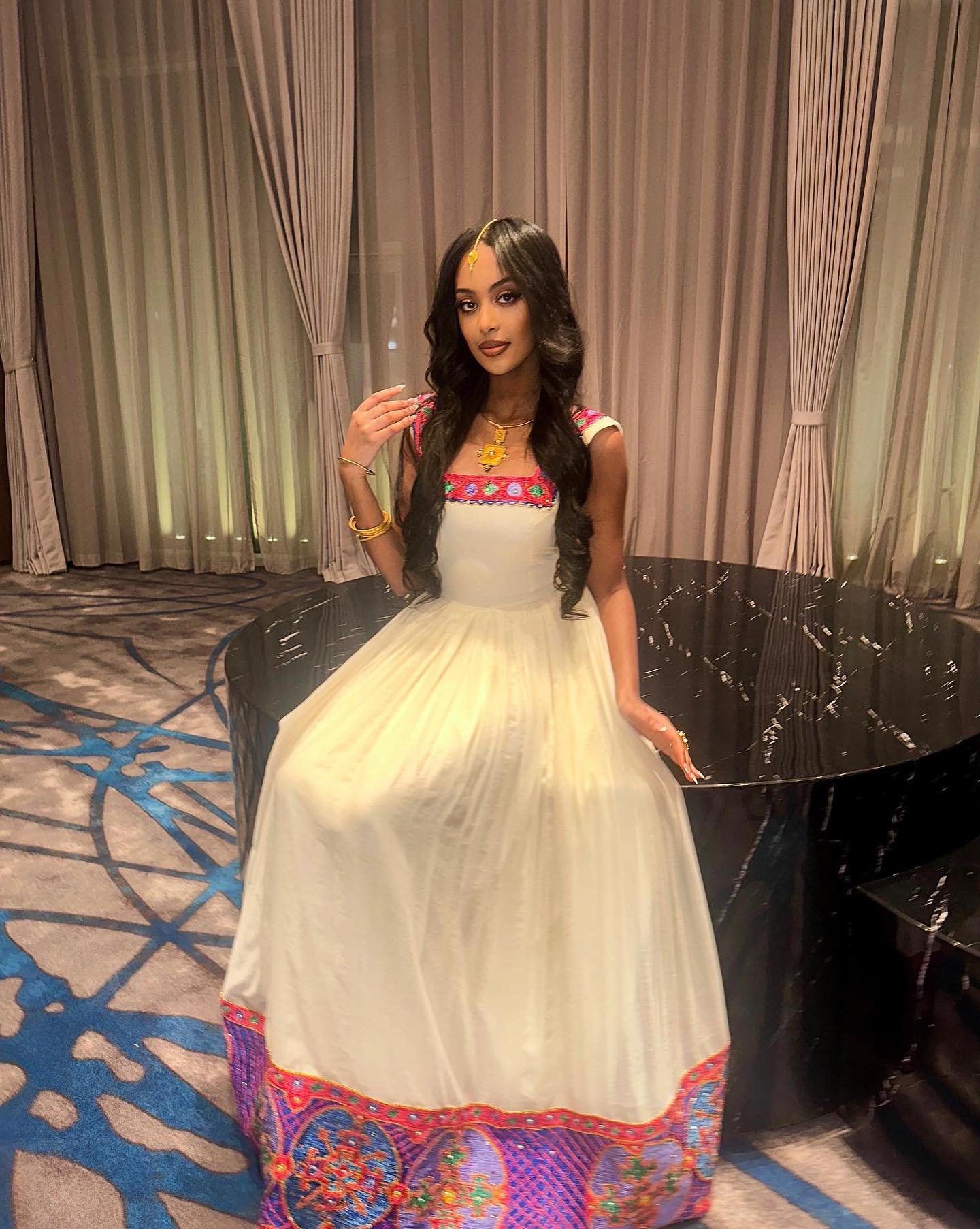 Classic Habesha Kemis Handwoven Ethiopian Dress Habesha Dress for Special Occasion 398