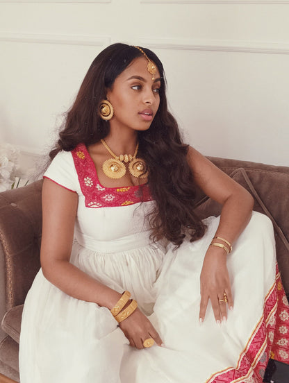 Stylish Habesha Kemis Traditional Ethiopian Dress Festive Habesha Dress 402
