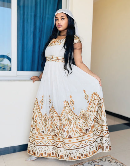 Habesha Kemis Online Ethiopian Wedding Dress Traditional Style Habesha Dress For Wedding 410