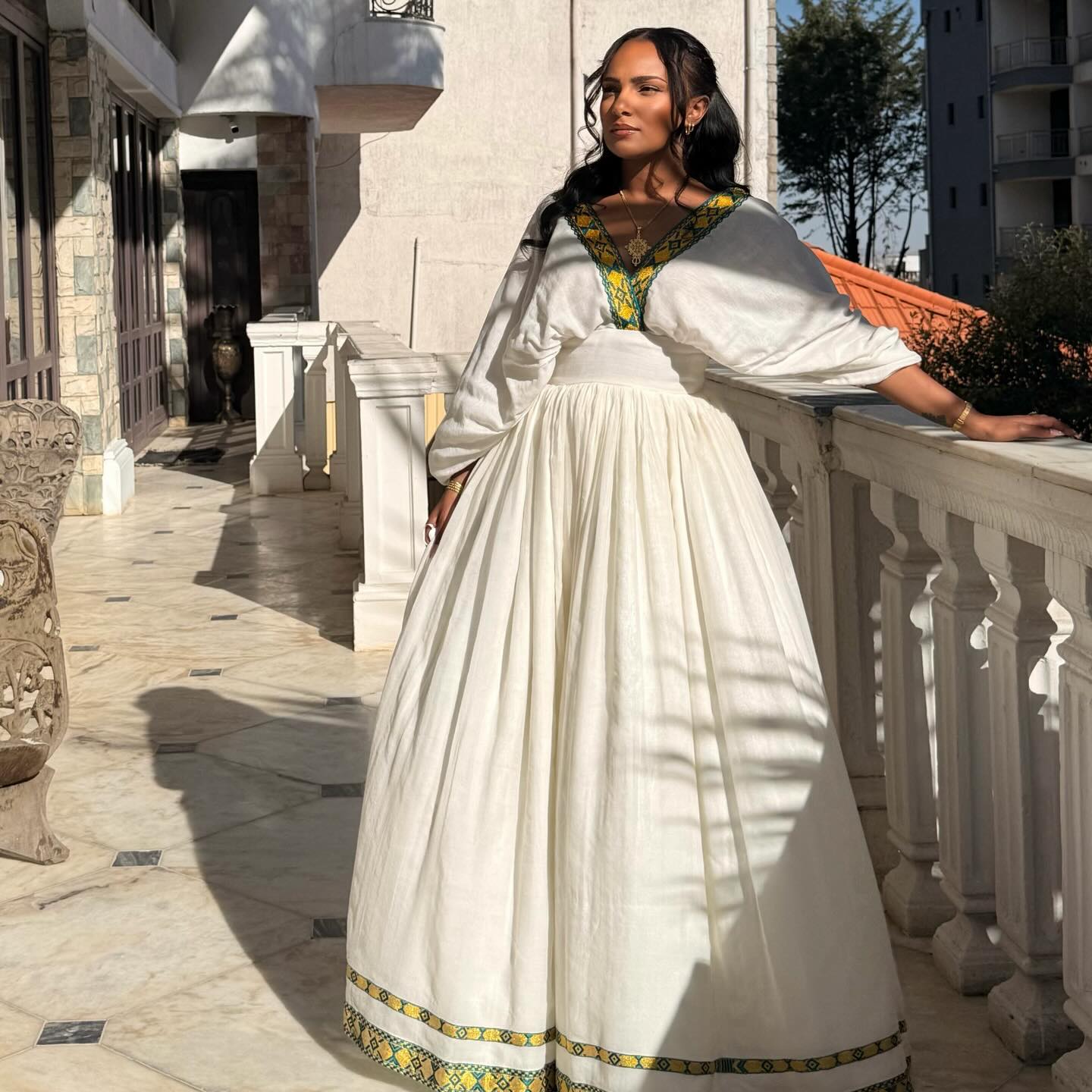 Elegant Habesha Dress Selection Traditional Ethiopian Dress Beautiful Habesha Kemis 448