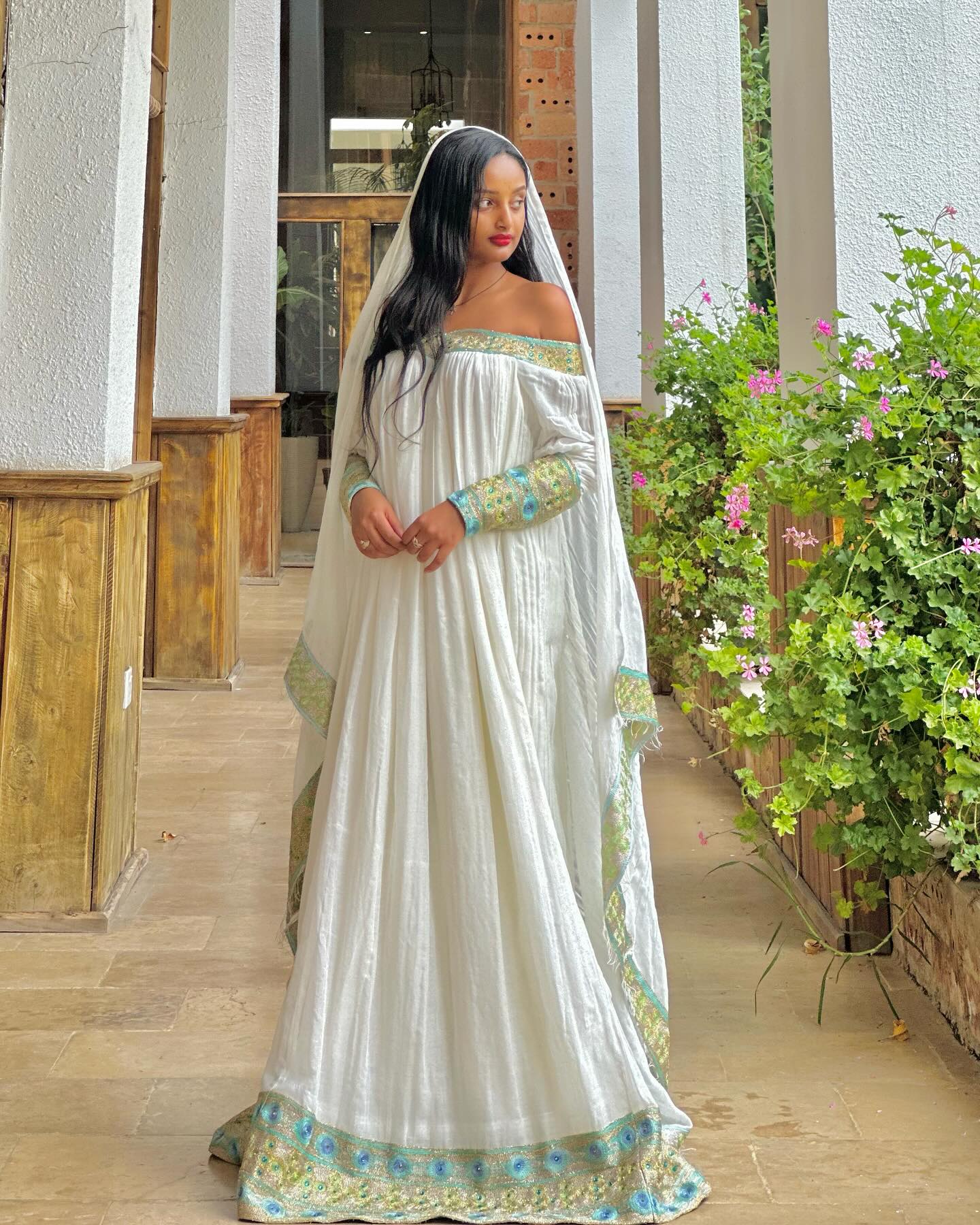 Habesha Kemis Design Traditional Ethiopian Clothing Elegance