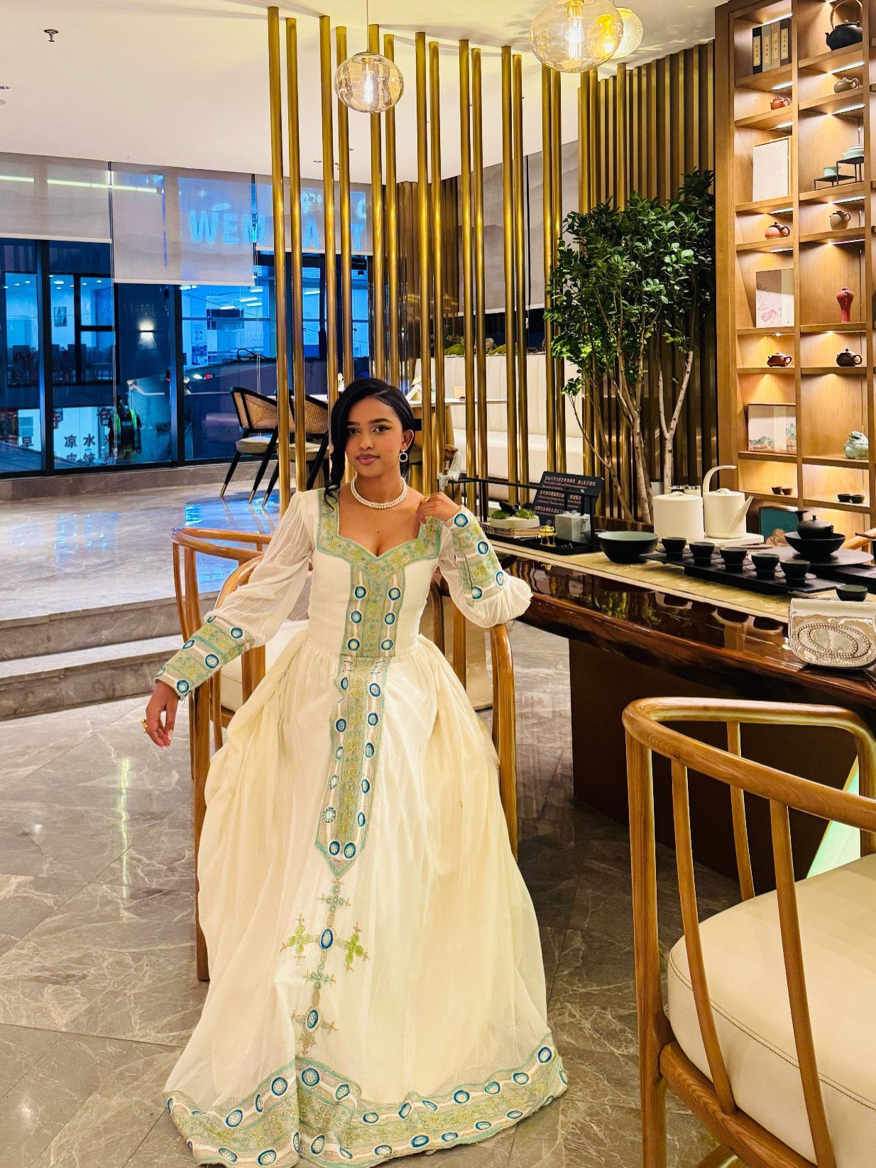 Elegant Habesha Kemis Styles |Authentic Habesha Dress Classic Traditional Ethiopian Dress