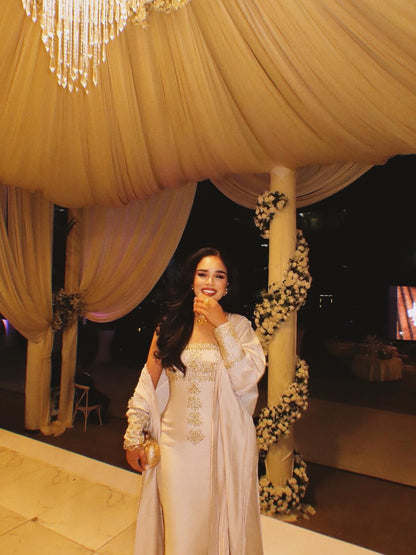 Gold Detail Habesha Dress Handwoven Habesha Kemis Graceful Ethiopian Clothing 536