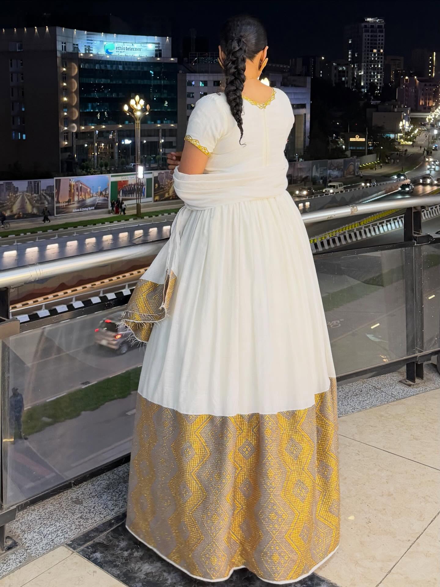 Charming Habesha Dress Style for Cultural Moments Traditional Ethiopian Dress Festive Habesha Kemis 538