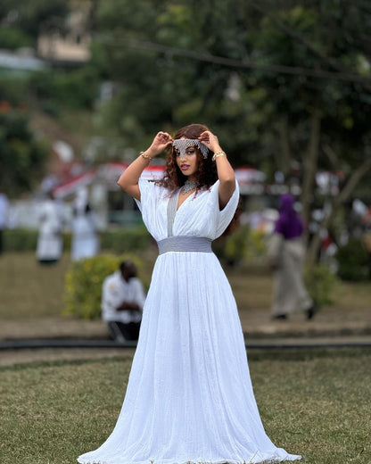Authentic Oromo Cultural Attire with Timeless Beauty