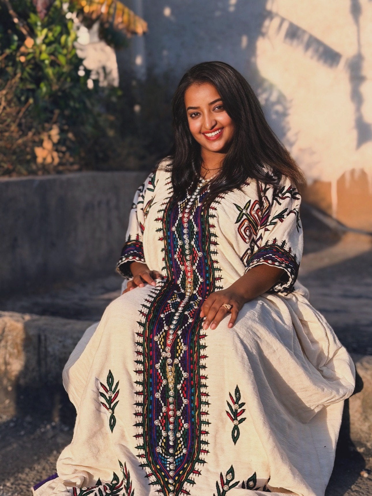 Timeless Habesha Kemis Rich Multicolor Detailing Habesha Dress Charming Ethiopian Dress 555