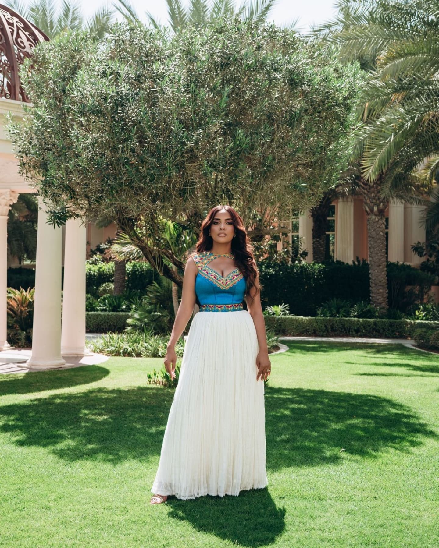 Sleeveless Habesha Kemis Ethiopian Traditional Dress