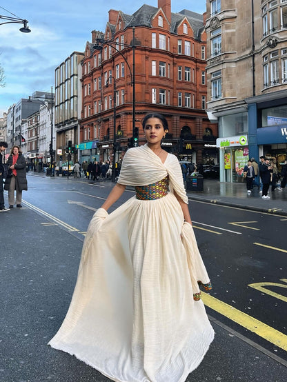 Beautiful Habesha Kemis Cultural Ethiopian Dress For Women Stylish Habesha Dress With Timeless Design 622
