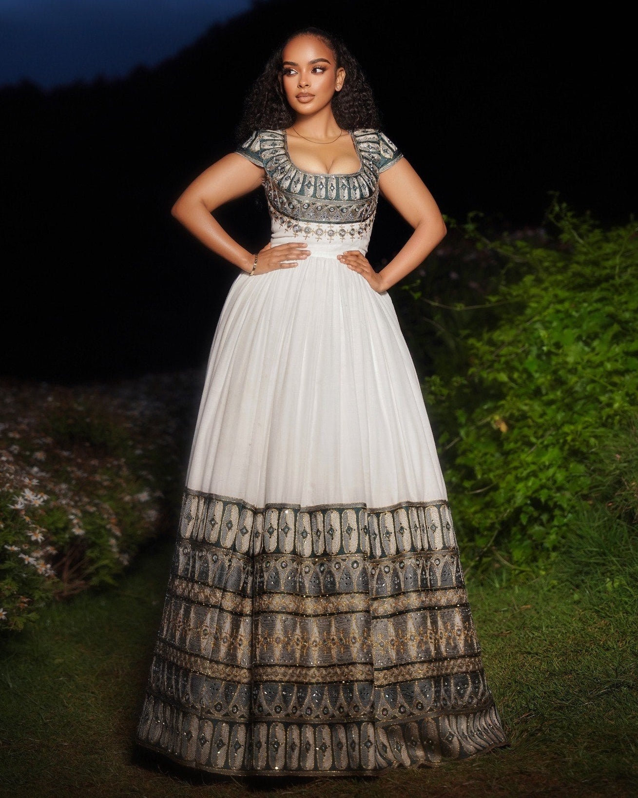 Ethiopian Clothing Wedding Style Habesha Kemis & Habesha Dress Traditional Elegance 751