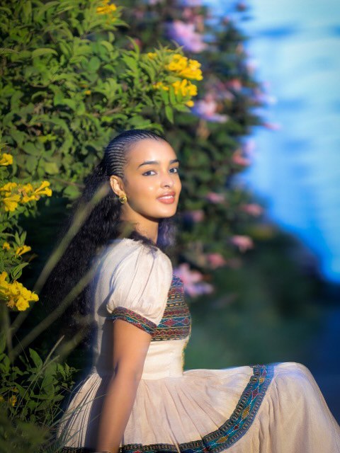 Elegant Habesha Dress Ethiopian Traditional Dress & Habesha Kemis with Intricate Embroidery 128