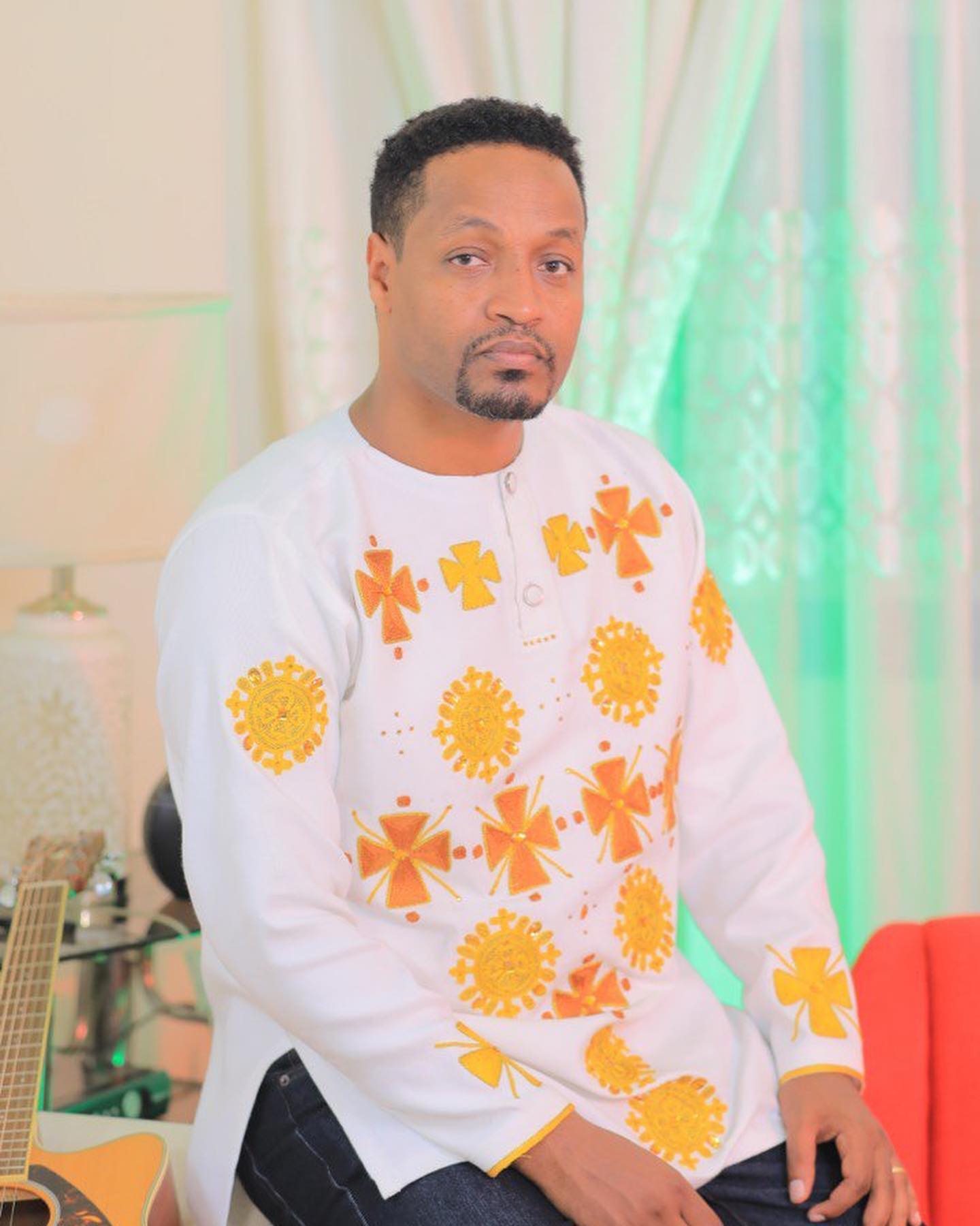 Men’s Habesha Outfit Authentic Ethiopian Cultural Clothing  Eritrean Traditional Men's Wear 238