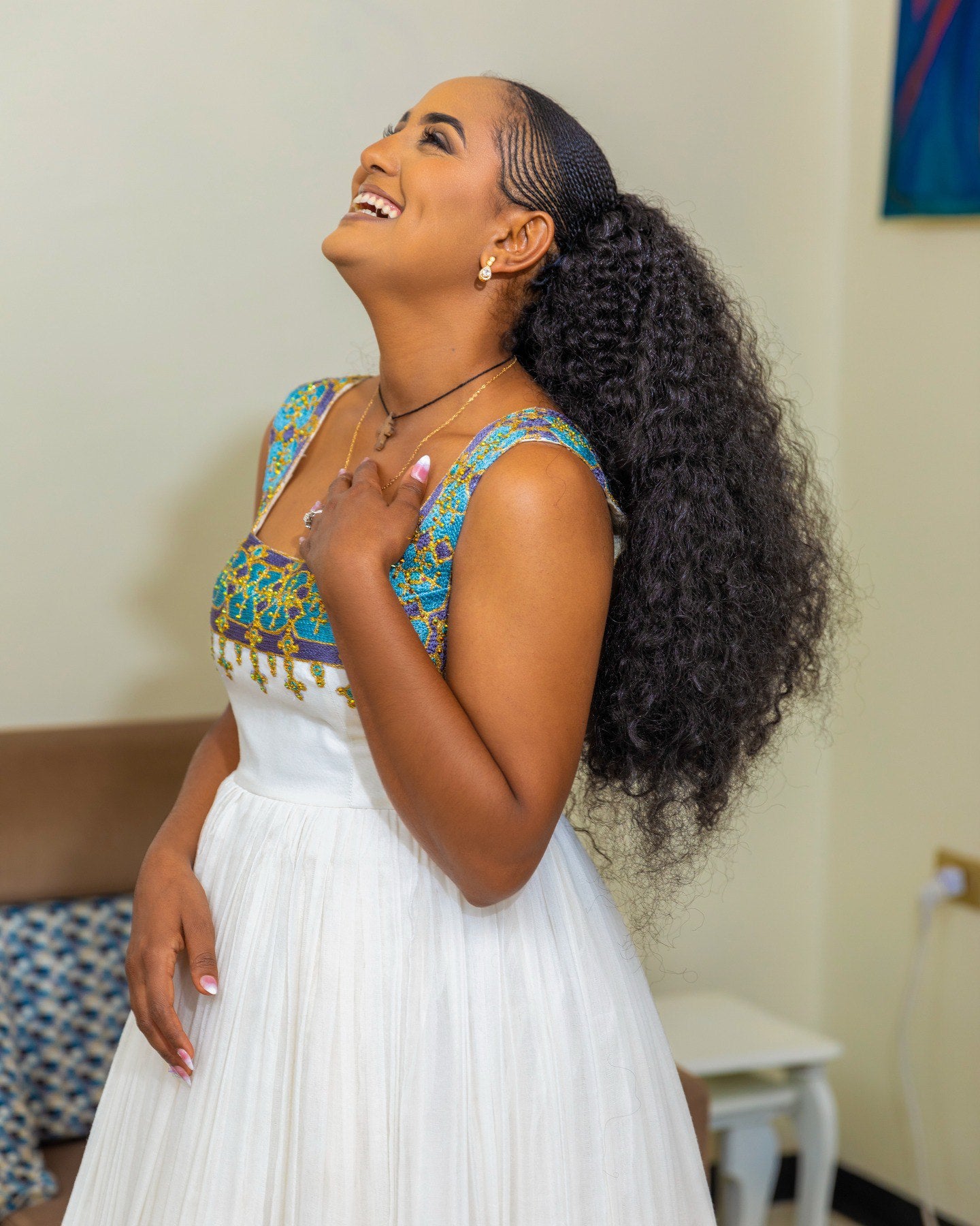 Sleeveless Habesha Kemis Ethiopian Wedding Dress Premium Habesha Dress For Wedding 300