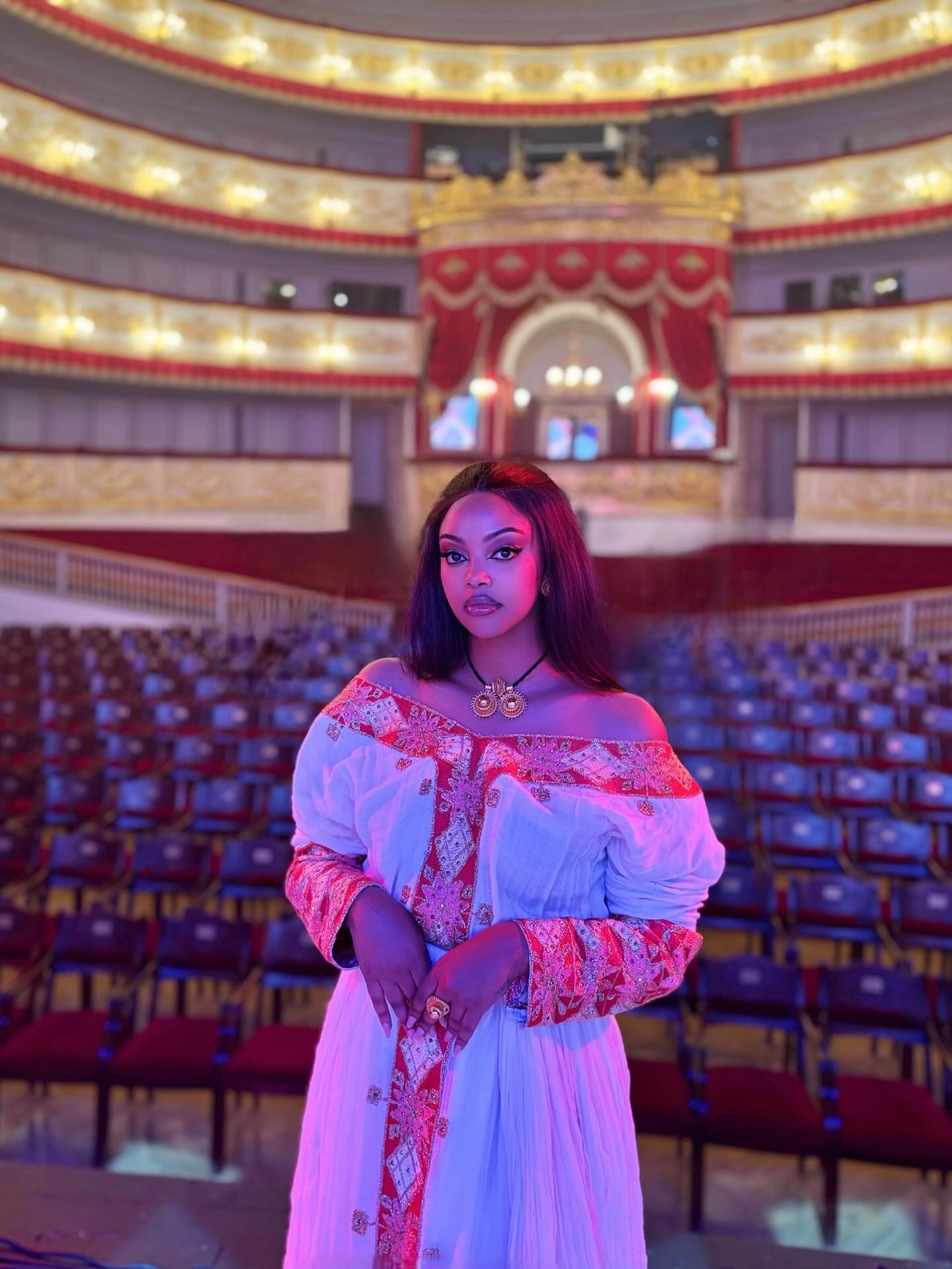 Red Woven Embroidery Habesha Dress Stylish Habesha Kemis Vibrant Eritrean Dress 368