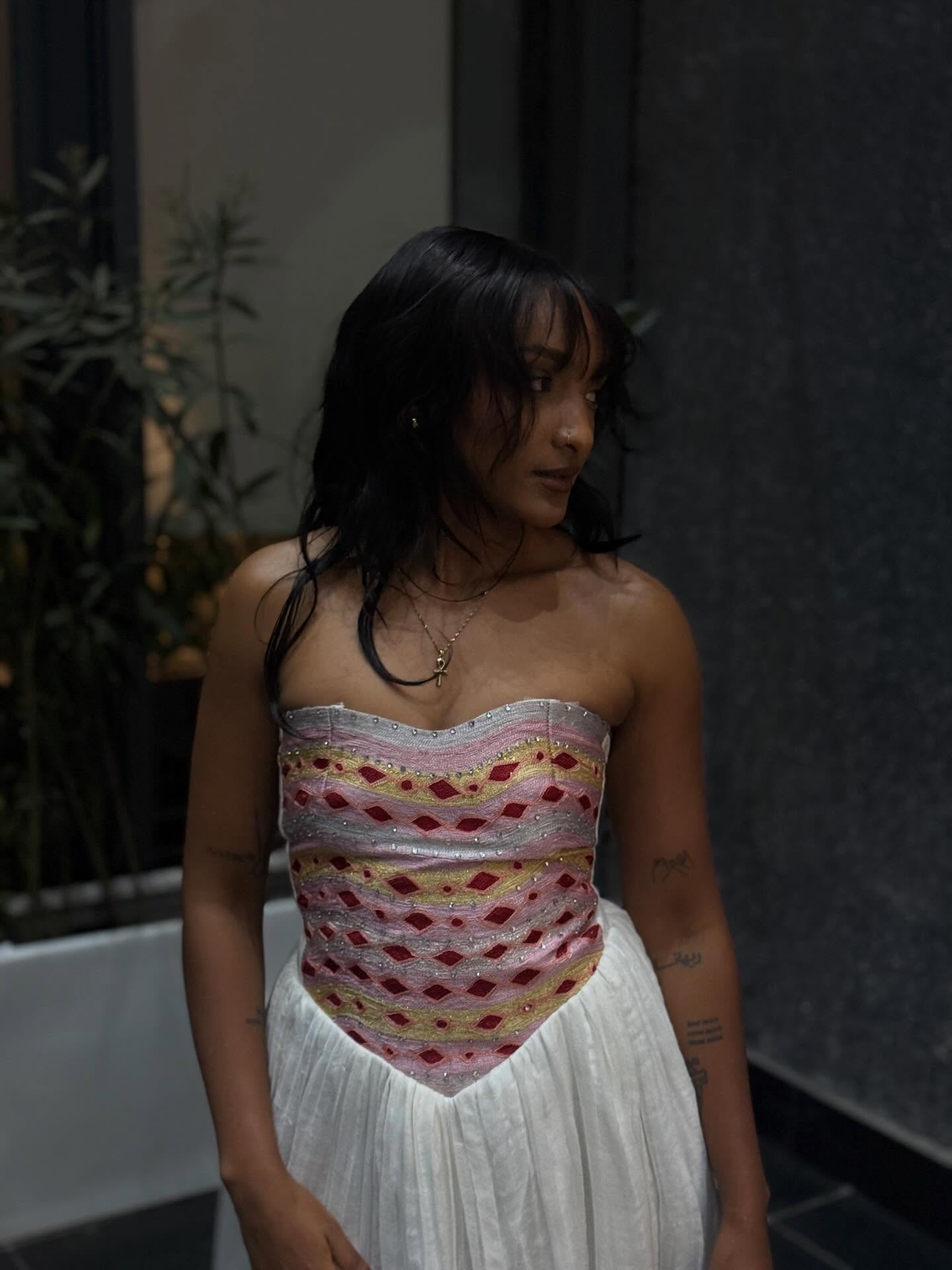 Habesha Kemis Online Strapless Habesha Dress Classic Traditional Ethiopian Dress 379