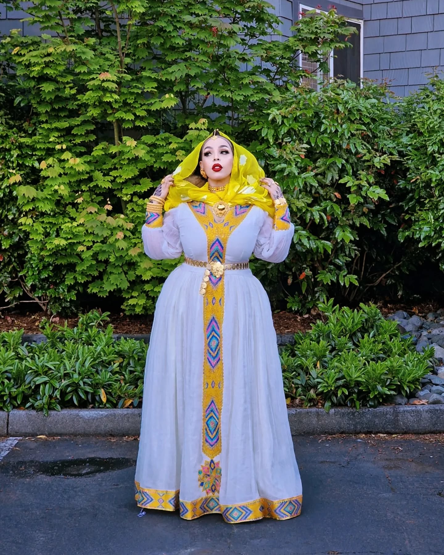 Authentic Habesha dress Long Sleeve Habesha Kemis Ethiopian Traditional Dress 423