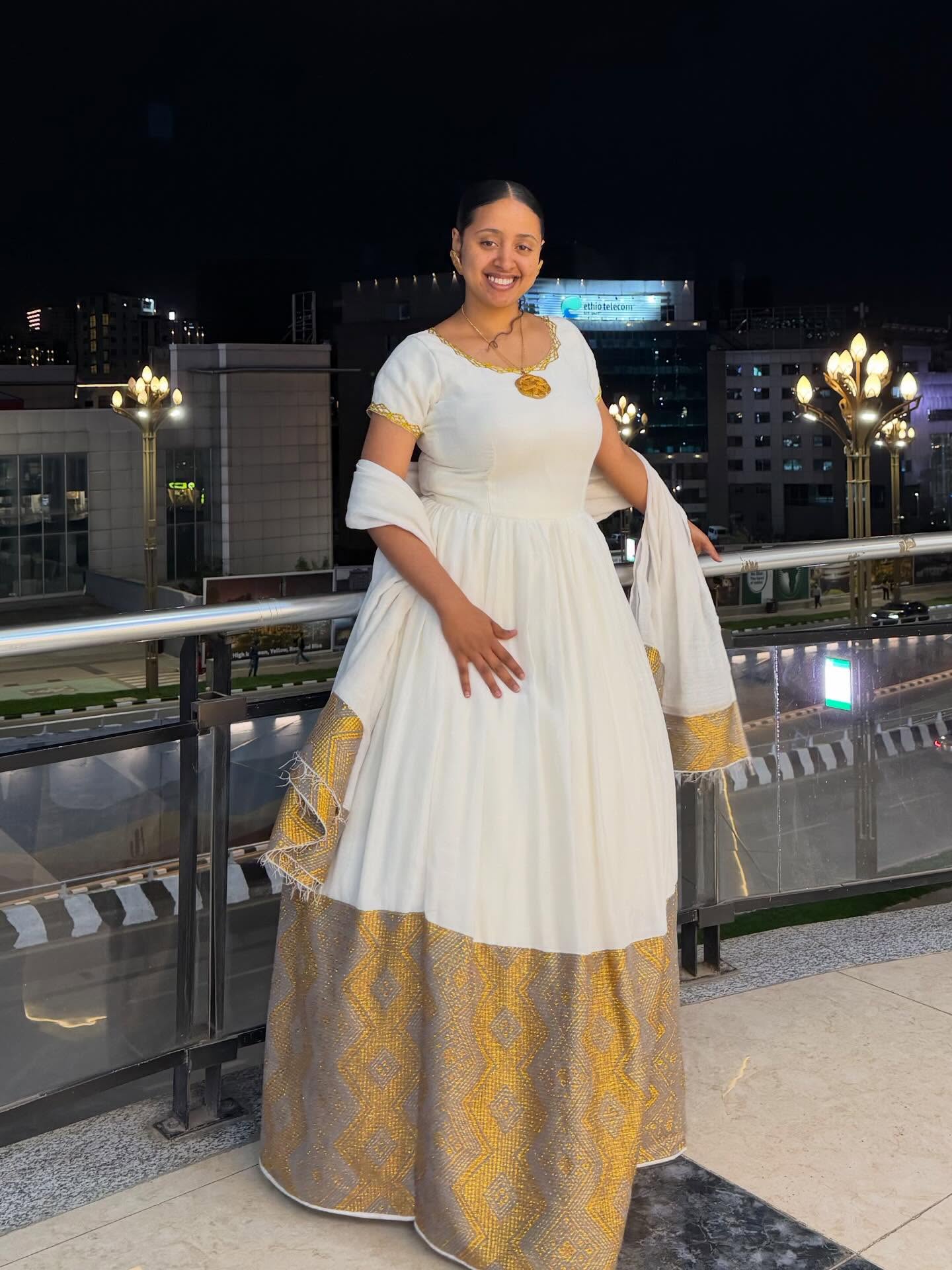 Charming Habesha Dress Style for Cultural Moments Traditional Ethiopian Dress Festive Habesha Kemis 538