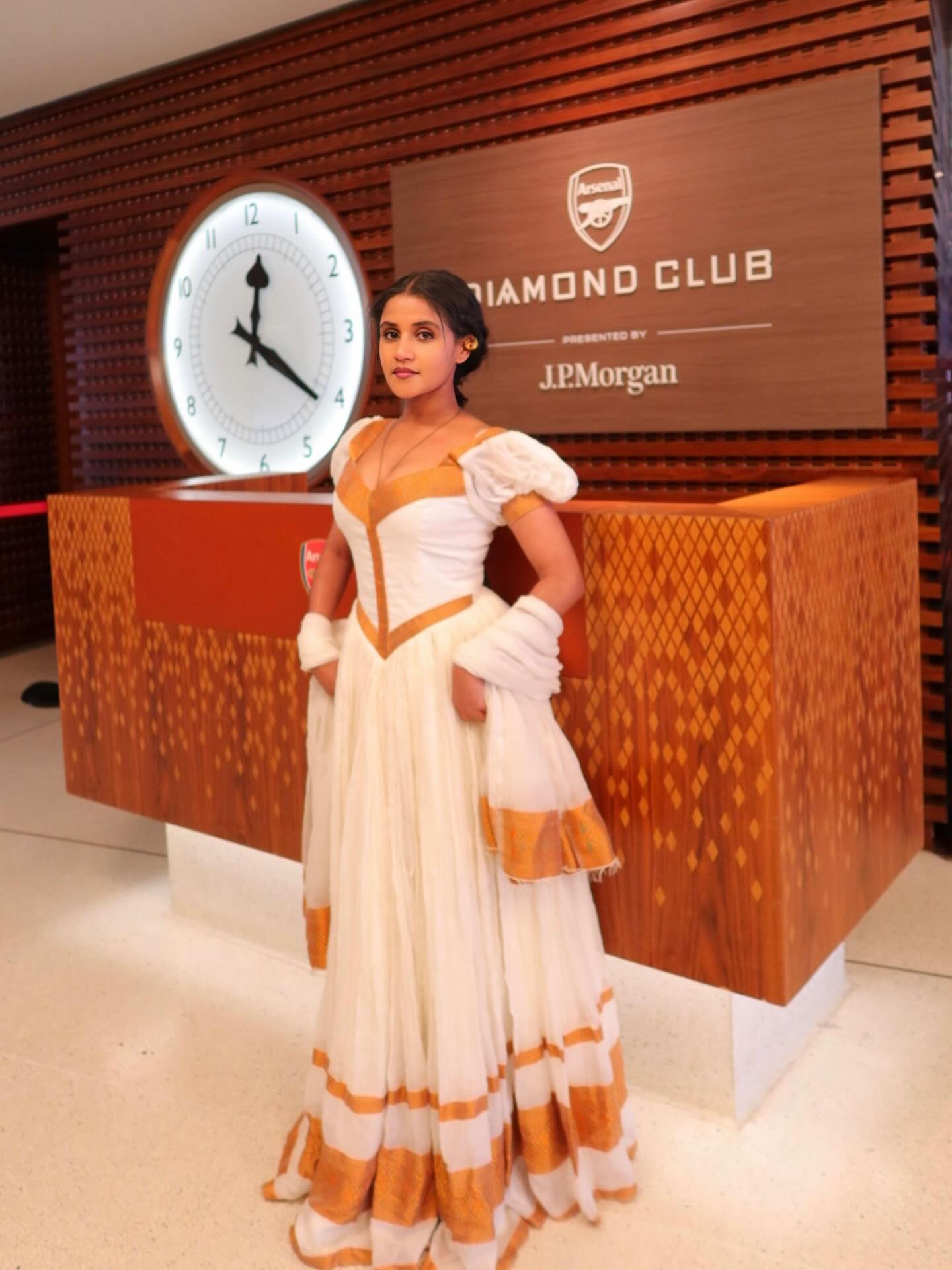 Puff Sleeve Habesha Dress Orange Woven Design Habesha Kemis Timeless Ethiopian Dress 620
