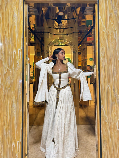 Royal Habesha Traditional Dress Elegant Ethiopian Habesha Kemis Graceful Habesha Dress 159
