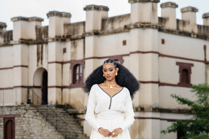 Authentic Habesha Dress Handwoven Habesha Kemis Ethiopian traditional Dress Style 142