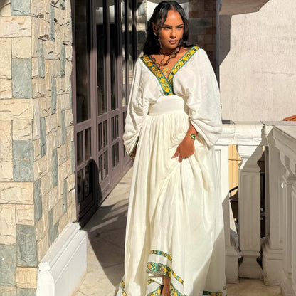 Elegant Habesha Dress Selection Traditional Ethiopian Dress Beautiful Habesha Kemis 448