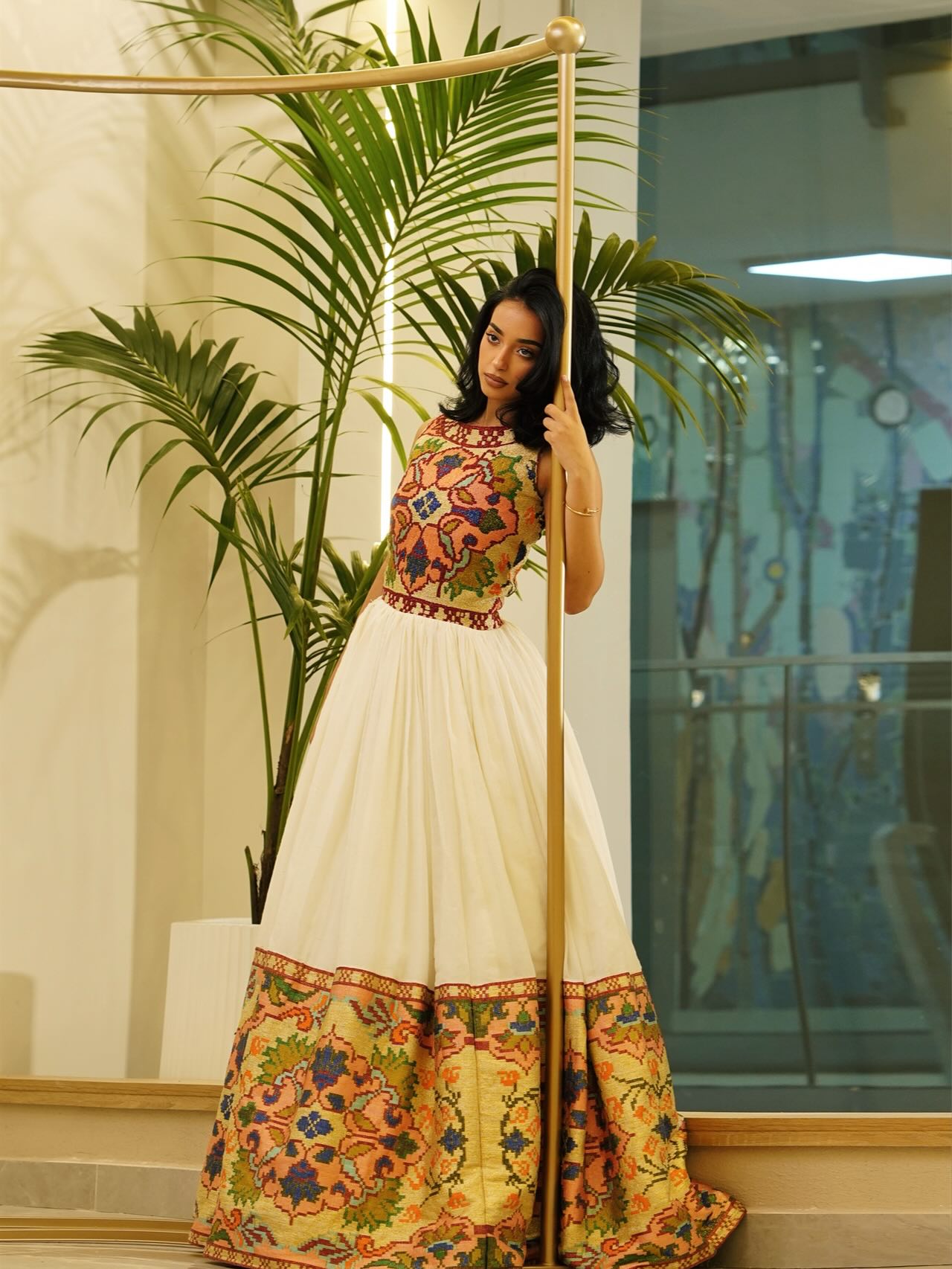 Traditional Ethiopian Dress for Wedding Occasions Graceful Habesha Kemis Luxurious Habesha Dress 520