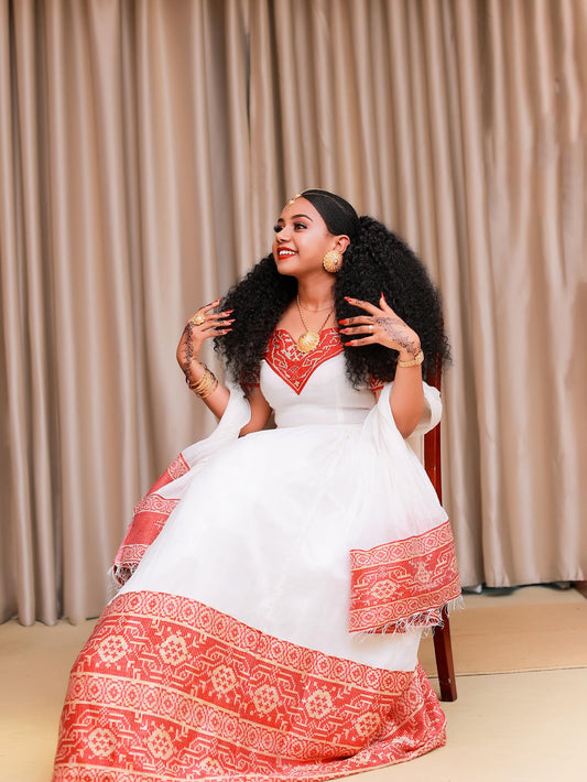 Ethiopian Wedding Dress Traditional Ethiopian Clothing