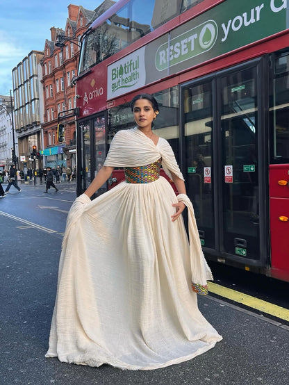 Beautiful Habesha Kemis Cultural Ethiopian Dress For Women Stylish Habesha Dress With Timeless Design 622