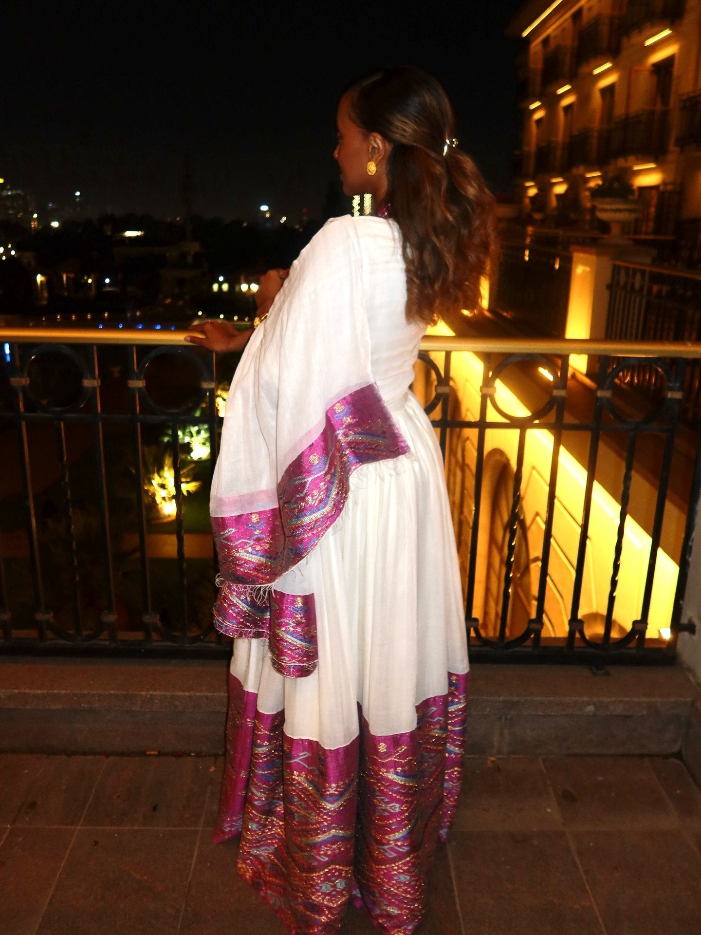 Timeless Ethiopian Clothing Sleeveless Habesha Kemis Festive Style Habesha Dress 757