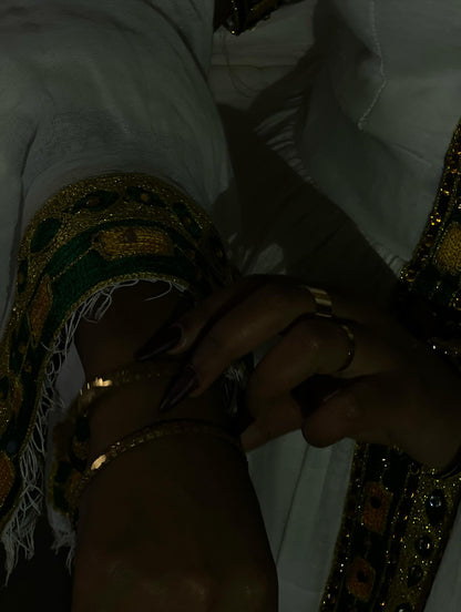 Traditional Ethiopian Dress Yellow Cross Embroidery Habesha Kemis Stunning Habesha Dress For festive 166