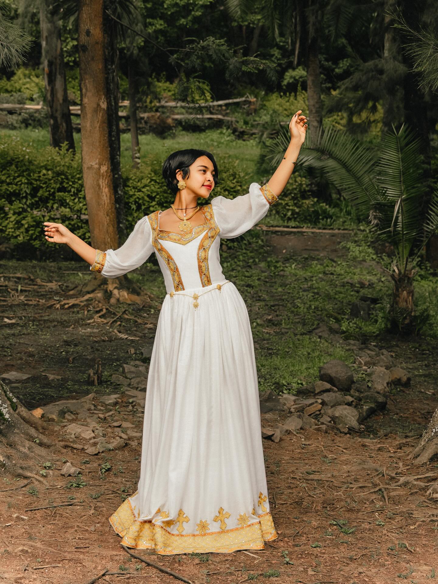 Luxury Habesha Dress for Women Handcrafted Ethiopian Clothing Habesha Kemis For Cultural Elegance 234