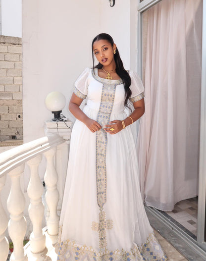 Authentic Habesha Cloth Traditional Ethiopian Clothing for Women