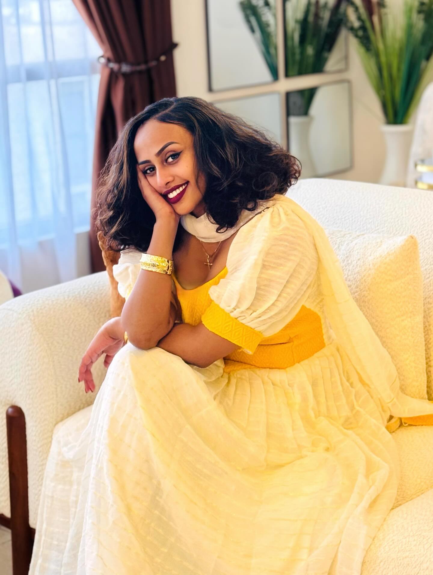 Stunning Habesha Kemis Traditional Ethiopian Dress Simple Design Habesha Dress 346