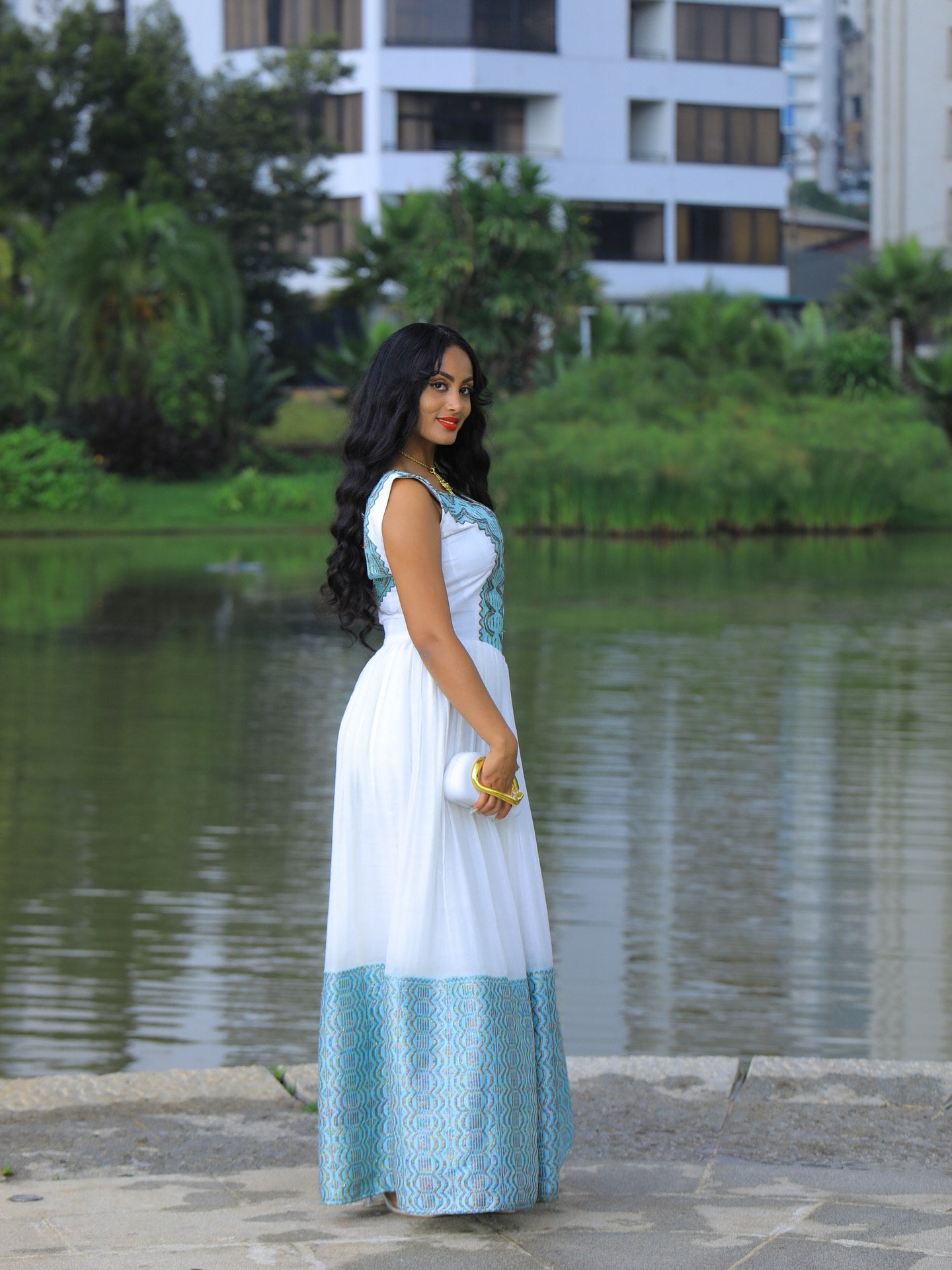 Matching Habesha Outfit Traditional Ethiopian Clothing Beautiful Couple Set 373