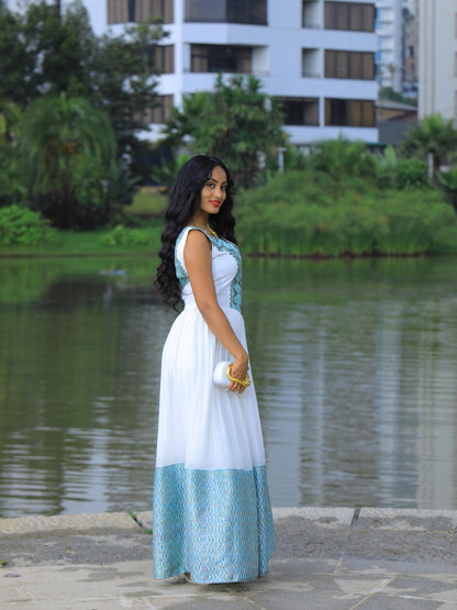 Matching Habesha Outfit Traditional Ethiopian Clothing Beautiful Couple Set 373