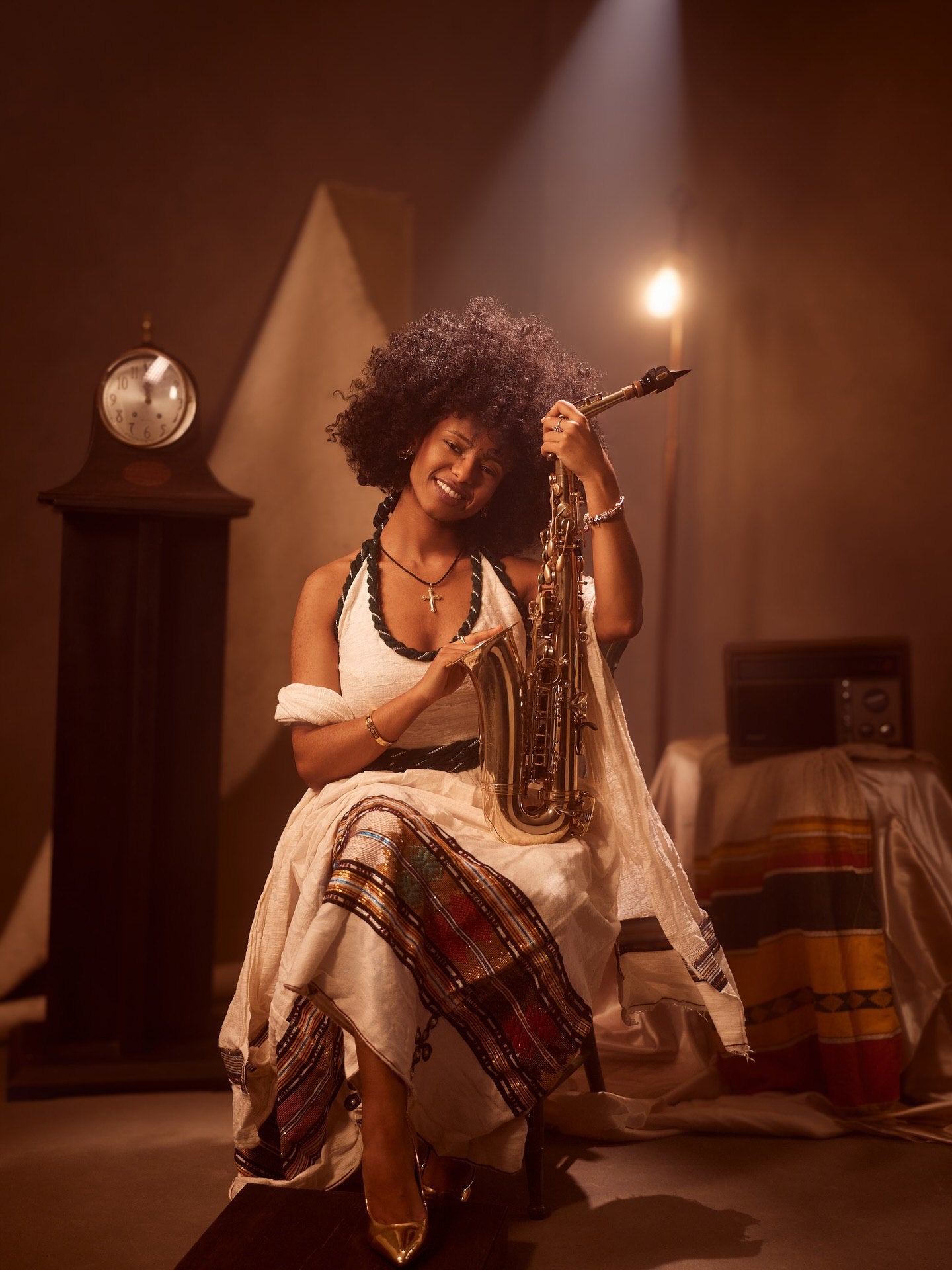 Sleeveless Habesha Kemis Style Cultural Ethiopian Dress Festive Habesha Dress 632