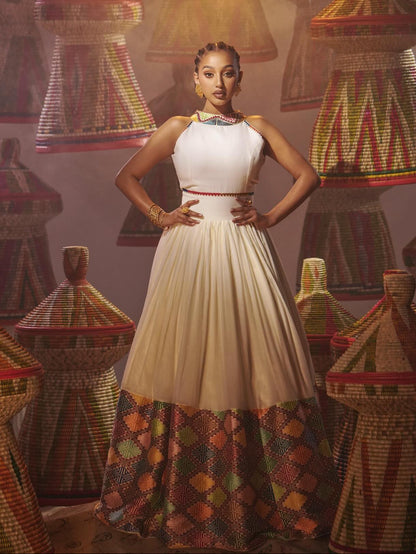  Habesha Kemis Online Collection with Colorful Traditional Woven Cultural Patterns