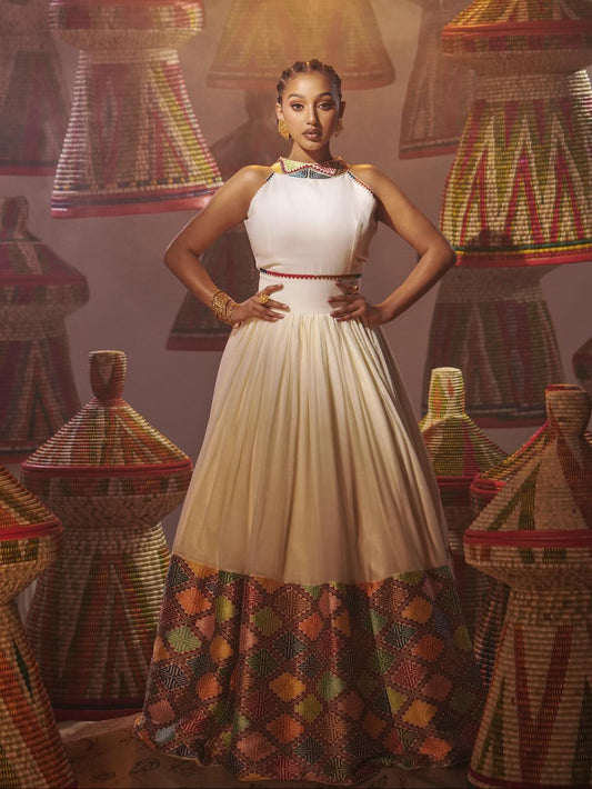  Habesha Kemis Online Collection with Colorful Traditional Woven Cultural Patterns