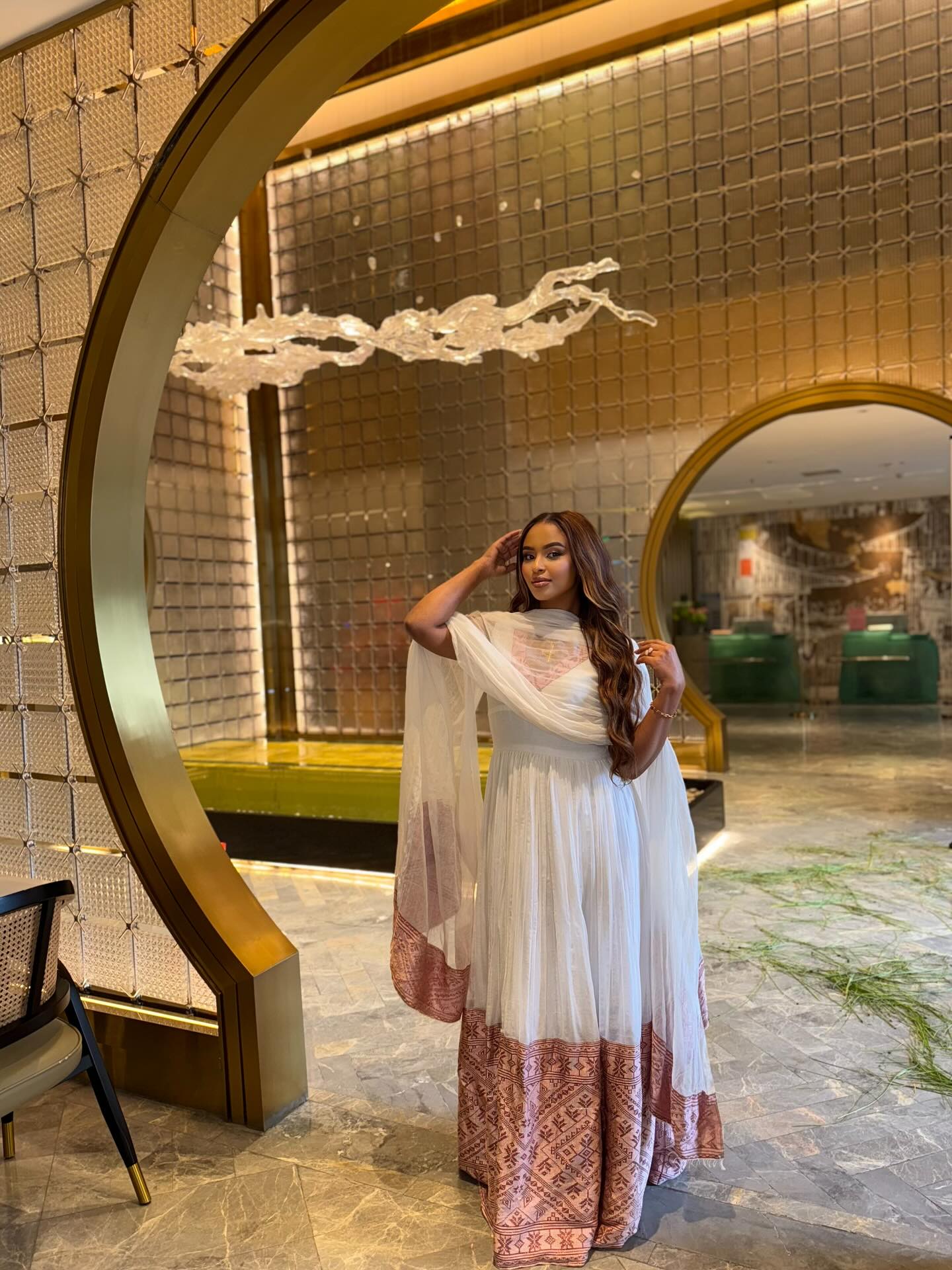 Graceful Habesha Dress A Refined Ethiopian Traditional Dress Design Stylish Habesha Kemis 332