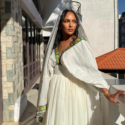 Elegant Habesha Dress Selection Traditional Ethiopian Dress Beautiful Habesha Kemis 448