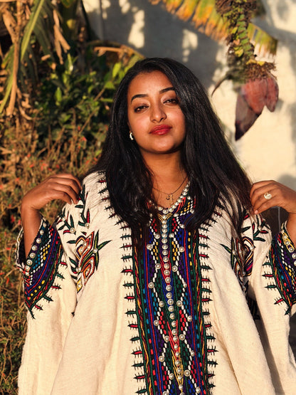 Timeless Habesha Kemis Rich Multicolor Detailing Habesha Dress Charming Ethiopian Dress 555