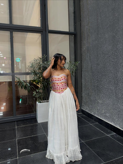 Habesha Kemis Online Strapless Habesha Dress Classic Traditional Ethiopian Dress 379